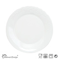 Hot Sale Embossed and Elegant Colorful Salad Plate